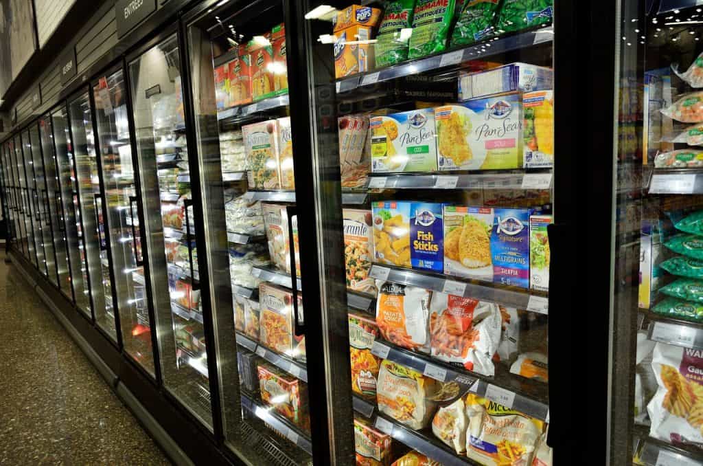 frozen food, supermarket, frozen